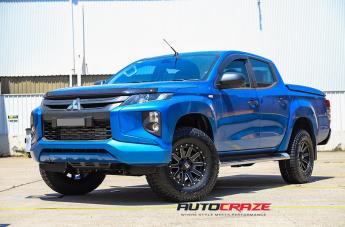 MITSUBISHI TRITON HEIST SATIN BLACK MILLED